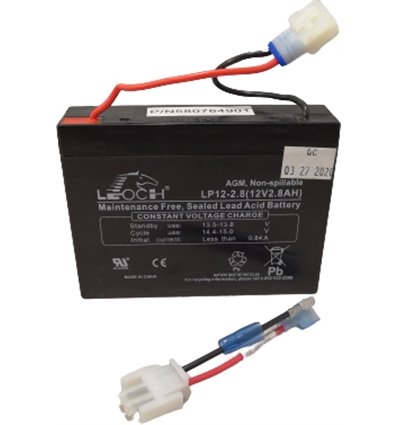 Husqvarna Batteri 12V/2,8AH m kabel, 98x33x132mm, 5864578-01 - 1