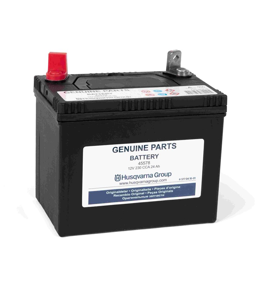 Bred rækkevidde Knoglemarv Genre Batteri 12V, 24Ah, U1-9R Husqvarna, Jonsered, McCulloch m.fl. 5770416-01