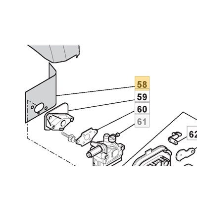 STIGA Packning SB33, SB34, 123280041/0 - 1