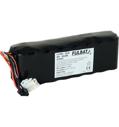 Batteri 6,0Ah Robomow RS612, RS635, RS100, Cub Cadet 3000, MRK6105A - 1