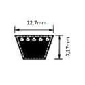 Drivrem Husqvarna Rider 111B, 111B5, 5895333-01 - 1