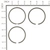 BRIGGS & STRATTON Kolvringssats standard, 499425 - 2