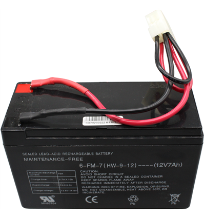 STIGA Batteri 12V 7AH Combi 1066H, Compact E HST 118120069/0 - 1
