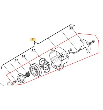 STIGA Startapparat SBK627K, SBK27, 118801876/0 - 1