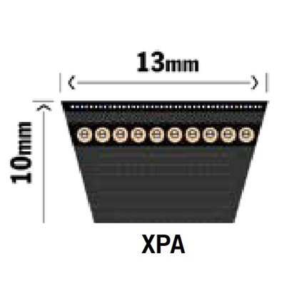 Smalkilrem XPA1250 - 13x10x1250mm (Ld) - 1
