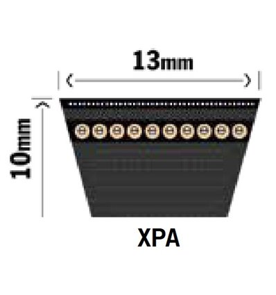 Smalkilrem XPA1007 - 13x10x1007mm (Ld) - 1