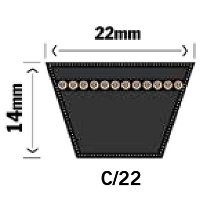 Kilrem C134 - 22x14x3404mm (Li) - 1