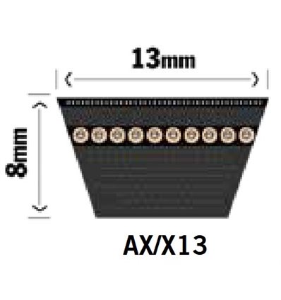 Kilrem AX36 - 13x8x914mm (Li) - 1