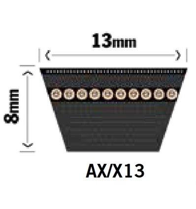 Kilrem AX34,5 - 13x8x876mm (Li) - 1