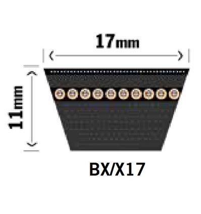 Kilrem BX32,5 - 17x11x826mm (Li) - 1