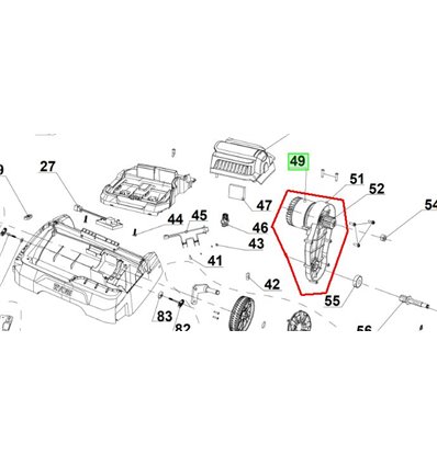 RYOBI Motor RY18FX35A, 5131042751 - 1