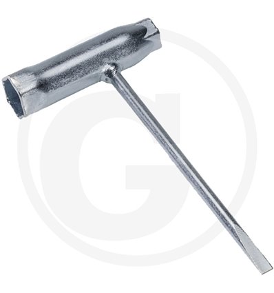 Kombi/tändstiftsnyckel 13x19mm, 170x50x18mm - 1