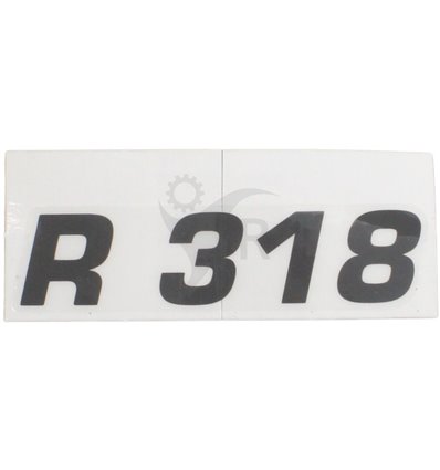 HUSQVARNA Dekal motorhuv R318, 5783645-05 - 1