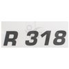 HUSQVARNA Dekal motorhuv R318, 5783645-05 - 1