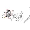 STIGA Hjul SCM240R, 118810200/0 - 1