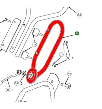Klippo Handtag mittdel PRO m.fl 5029035-01 - 1