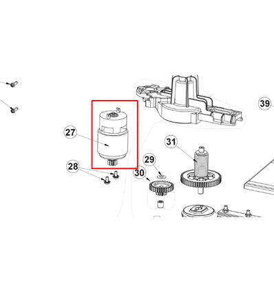 RYOBI Motor RHT1851R15, OHT1855R, 5131035465 - 1