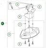 HUSQVARNA Klingskydd 200mm inkl. fäste 5013204-02 - 2