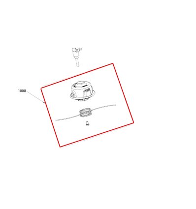 RYOBI Trimmerhuvud RLT254CDSO, RLT430CESD 5131033847 - 1