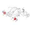 STIGA Framhjul Combi 336e, 36AE, 322686106/0 - 1