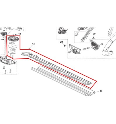 RYOBI Svärd OHT1845 ONE+ , RHT184520, 5131041372 - 1