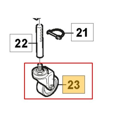 STIGA Stiga Stödhjul 118821390/0 - 1