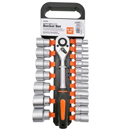 Hylsnyckelsats 1/2" 19 delar  - 1