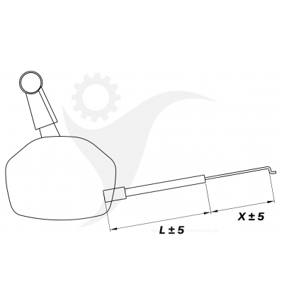 STIGA Gasreglage Turbo 50 S Rental H, 181007126/0 - 1