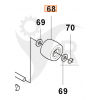 Husqvarna Stödhjul med lager Rider 850, 13, FR2213, 2115, 5069630-01 - 2