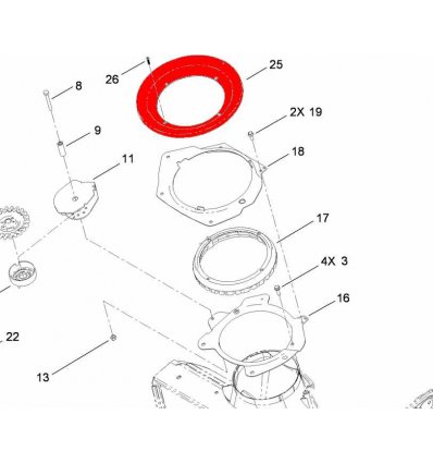 TORO Seal Ring CCR6053 114-3772 - 1