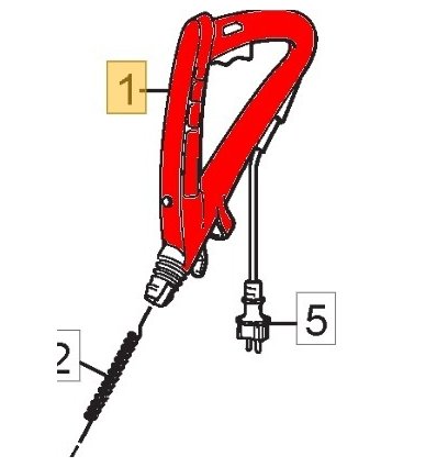 STIGA Handtag komplett Snow Electric 31 1811-2877-01 - 1