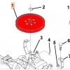 HUSQVARNA Remskiva LT100, LR13, LR12, LT125, 5321233-85 - 2