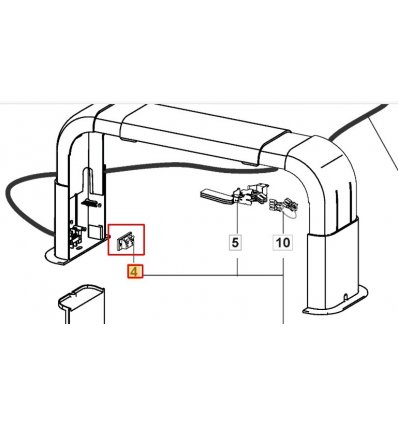 STIGA Kabelanslutning Autoclip 525, 523, 325, 1126-1078-01 - 1