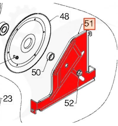 HUSQVARNA Svingplatta PM85, ST2111, 5524, PSB27, 5324229-41 - 1