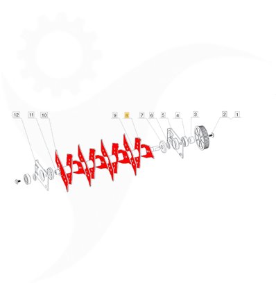 STIGA Knivsats vertikalskärare VE32, SE32, 1716-0042-01 - 1