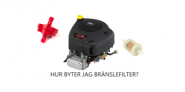 Hur byter jag bränslefilter på min åkgräsklippare, gräsklippare?